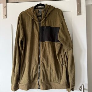 Dakine Green Fleece Jacket with Black Detail